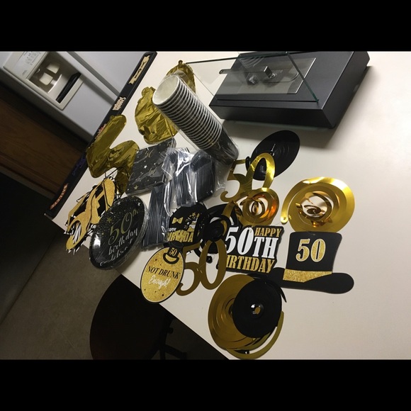no brand Other - 50th birthday decor & supplies party bundle